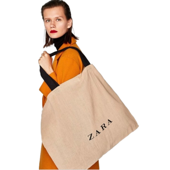 Zara Bags Zara Natural Extra Large Jute Shopper Tote Multiple